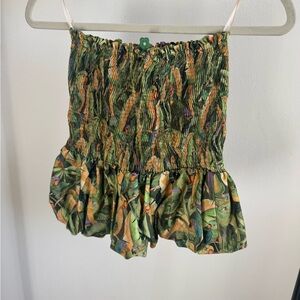 FARM Rio Multicolor Birds Skirt